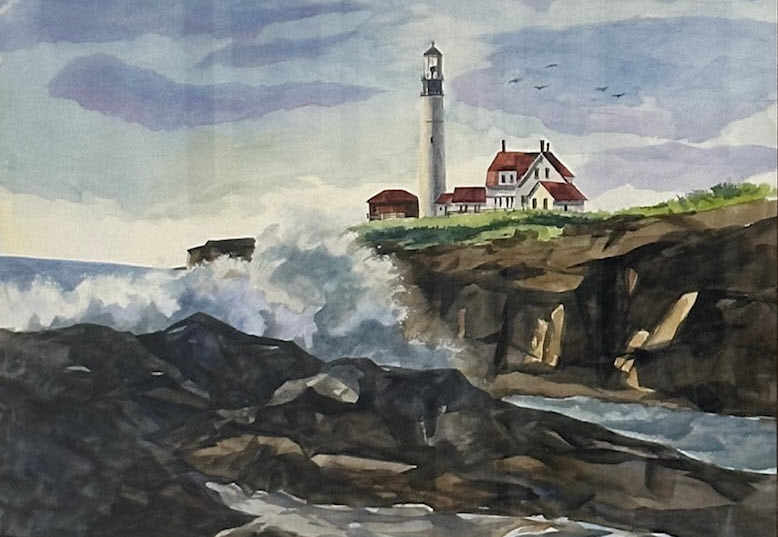 Portland Lighthouse by William Dinkins